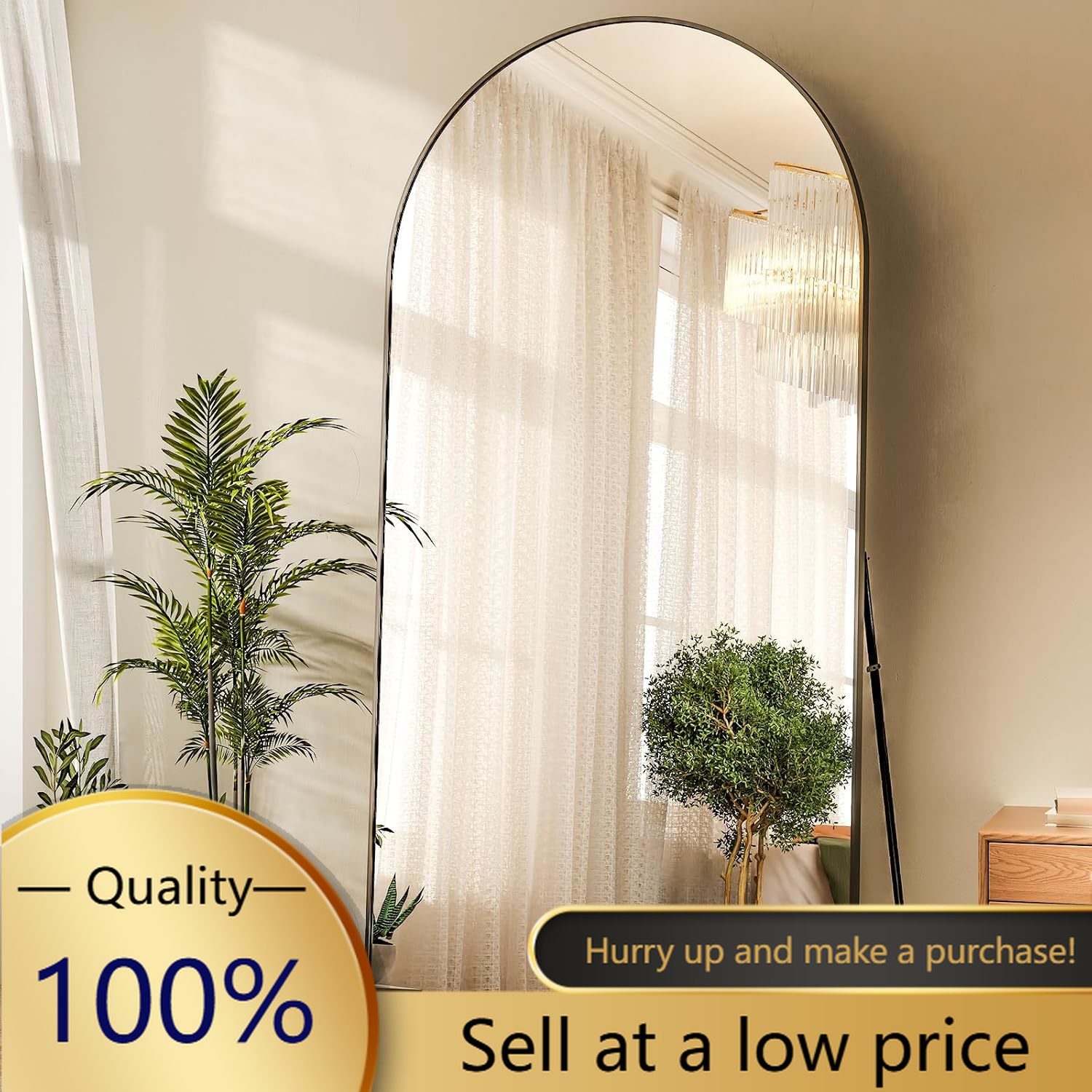 Arch Mirror Leaning - 71