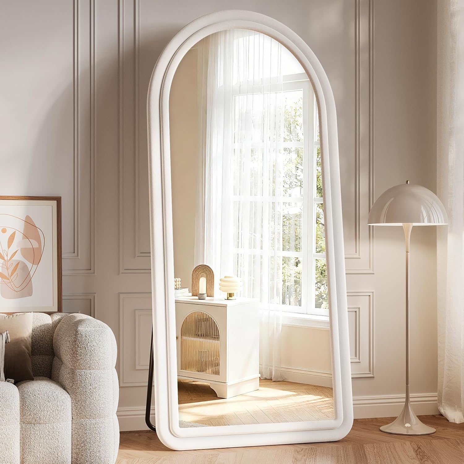 Arch Mirror Leaning - Arched Full Length Mirror 71 X