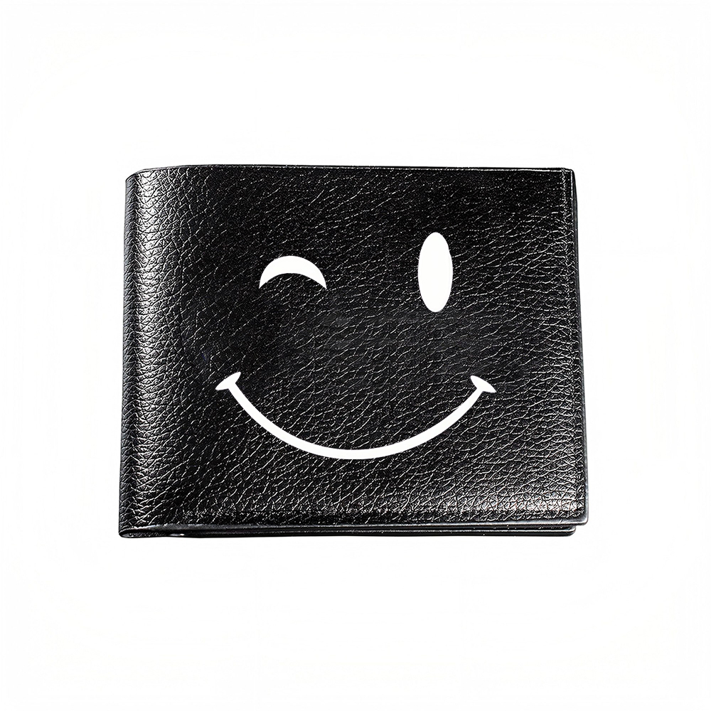 Interior Design Emoji - Smiling Face Design Men's Wallet Card