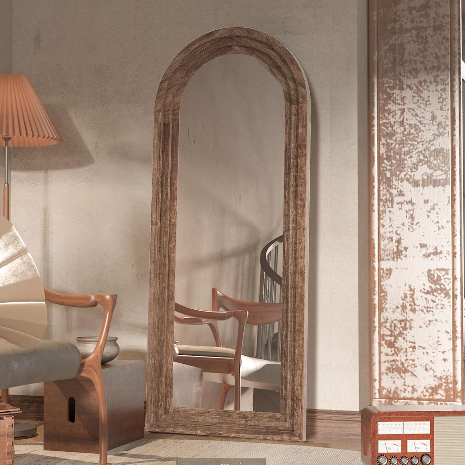 Arched Full Length Mirror Soli - Arch Mirror Leaning recension och pris