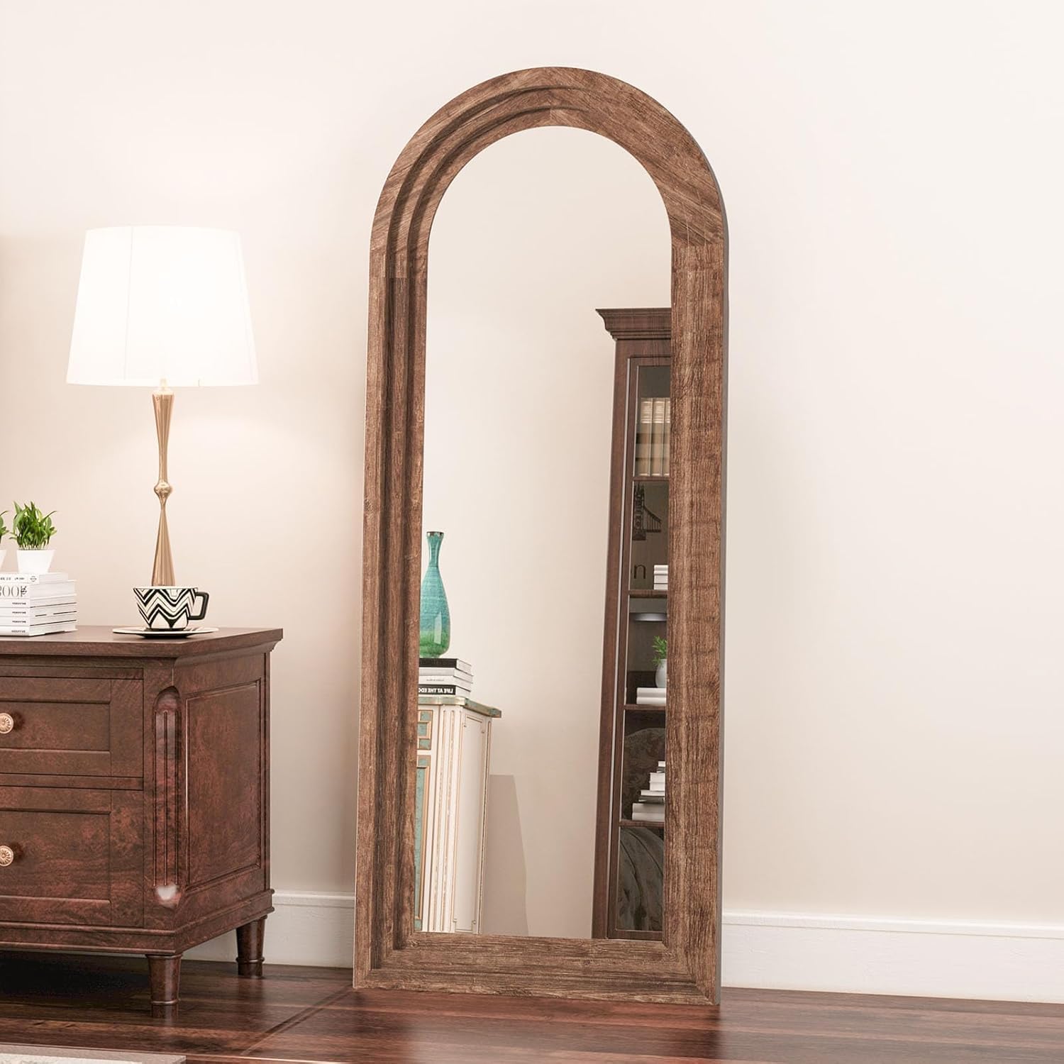 Arched Full Length Mirror Soli - Arch Mirror Leaning recension och pris