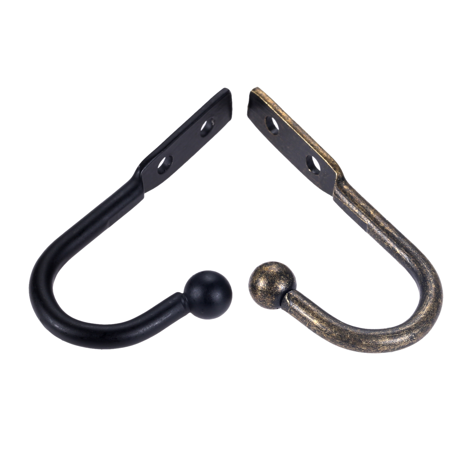 5pcs Vintage Black/Antique Bro - Antique Brass Hook recension och pris