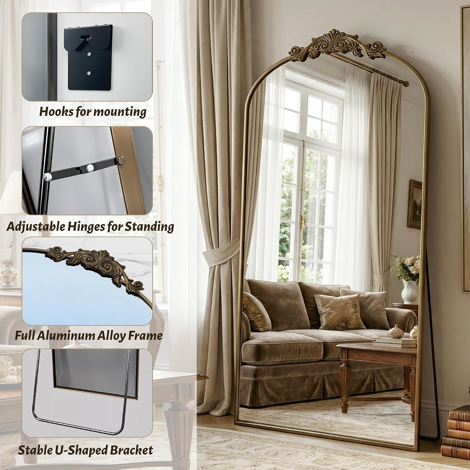 Vintage Full Length Mirror,78