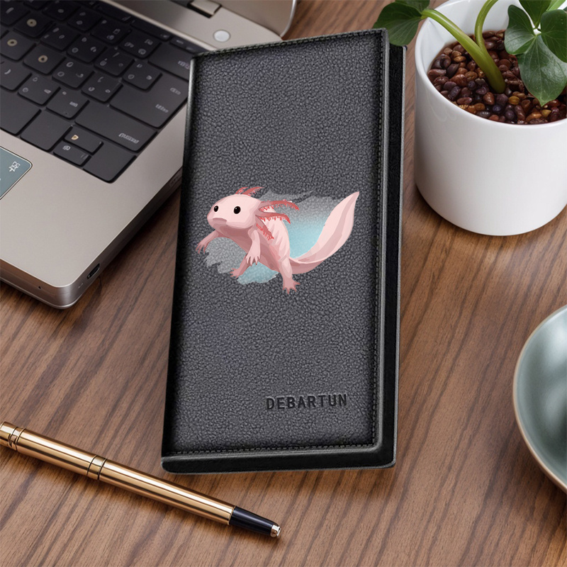 Pink axolotl amphibian illustr - Interior Design Illustrated recension och pris
