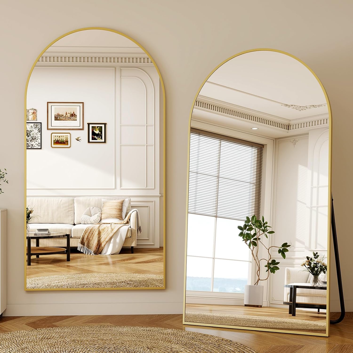 86 Inch 40 Inch Oversized Full - Arch Mirror Leaning recension och pris
