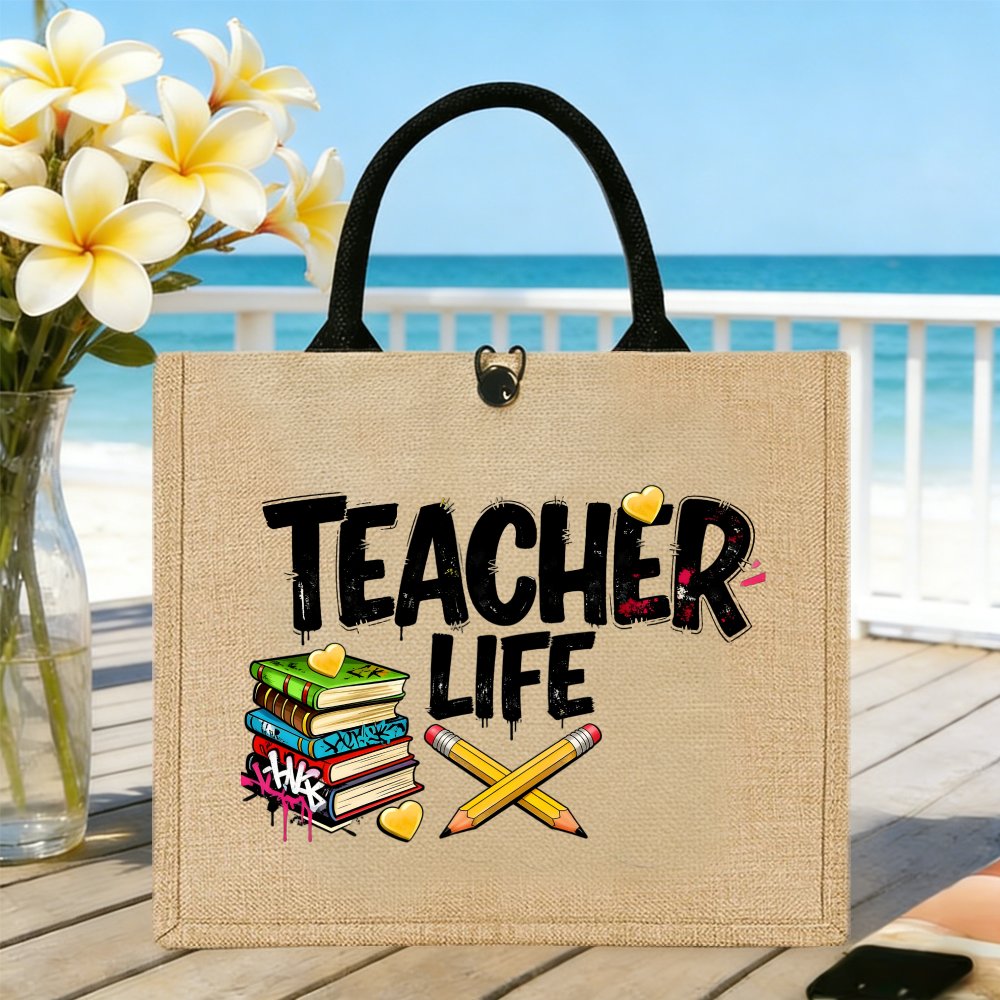 Teacher Life Books Pencils Hea - Interior Design Book recension och pris