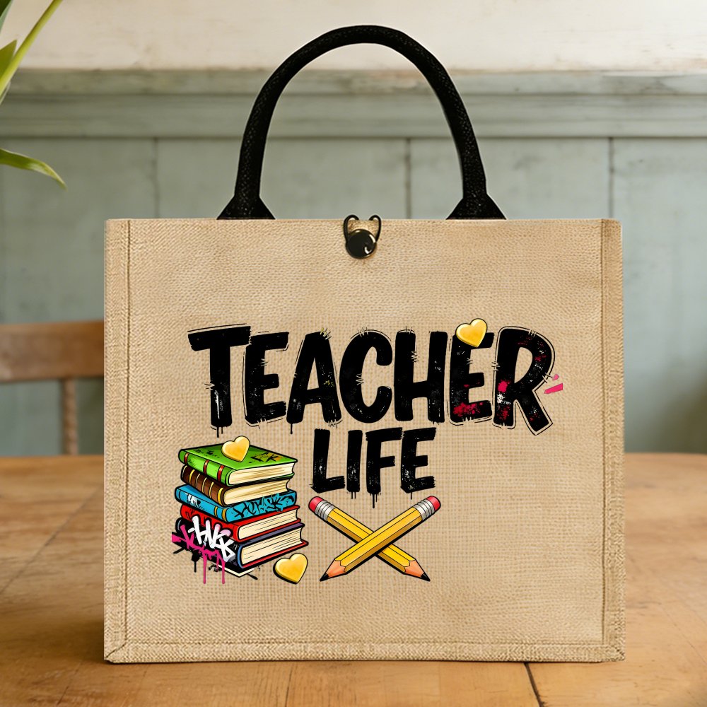 Teacher Life Books Pencils Hea - Interior Design Book recension och pris