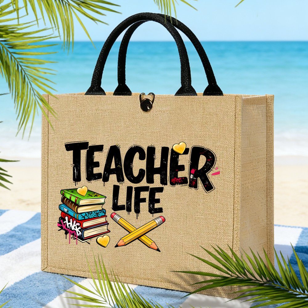 Teacher Life Books Pencils Hea - Interior Design Book recension och pris