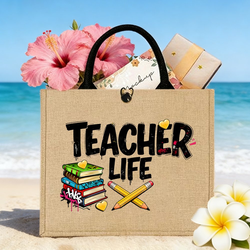 Teacher Life Books Pencils Hea - Interior Design Book recension och pris