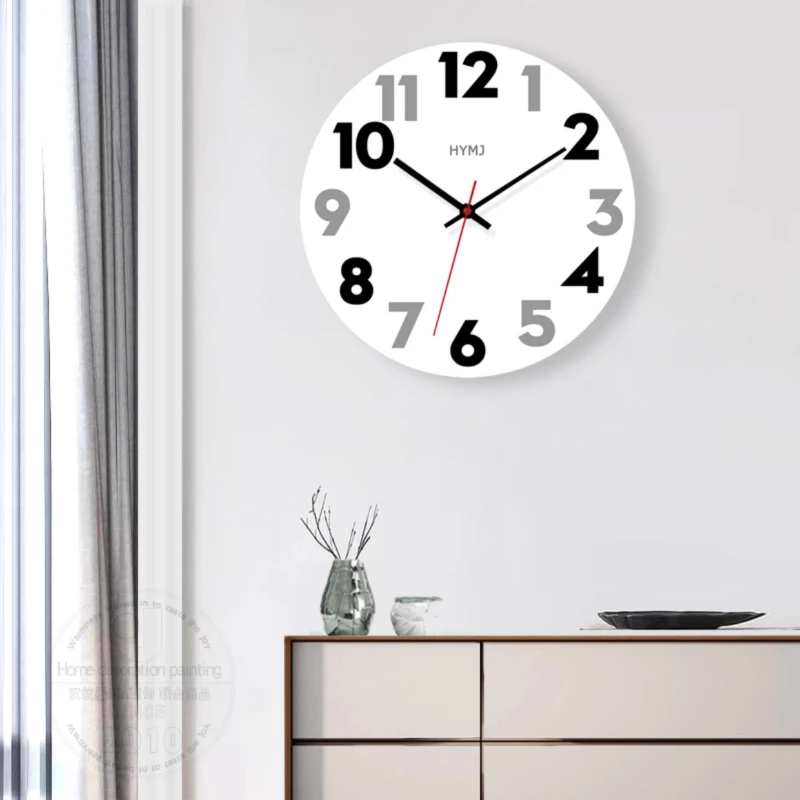 Creative Minimalist Wall Clock - Interior Design Vintage Modern recension och pris