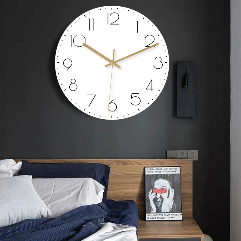 Creative Minimalist Wall Clock - Interior Design Vintage Modern recension och pris