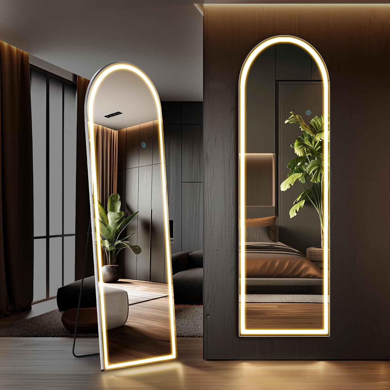 Arched Full Length Mirror 16x6 - Arch Mirror Leaning recension och pris