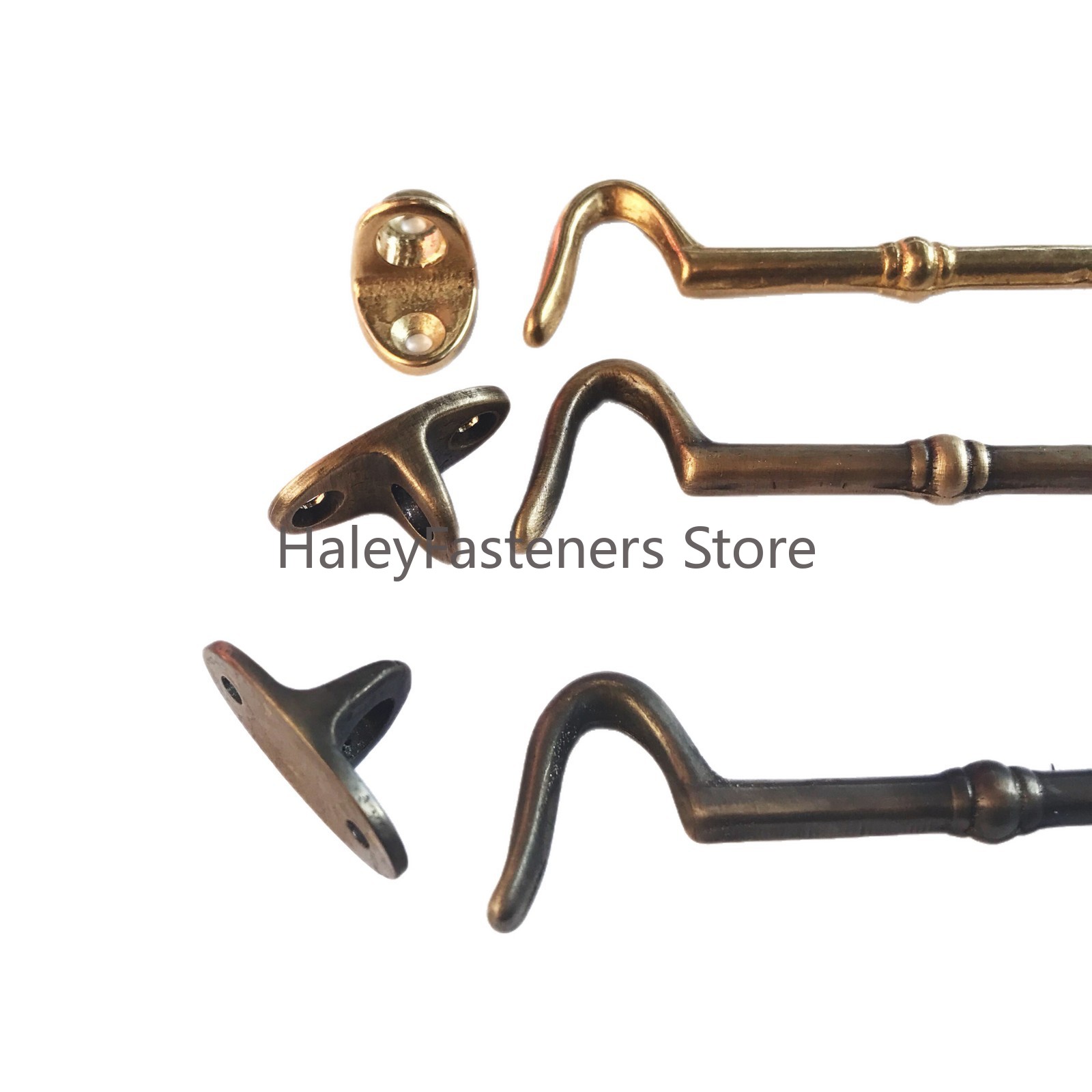 Brass Window Handle Copper Win - Antique Brass Hook recension och pris