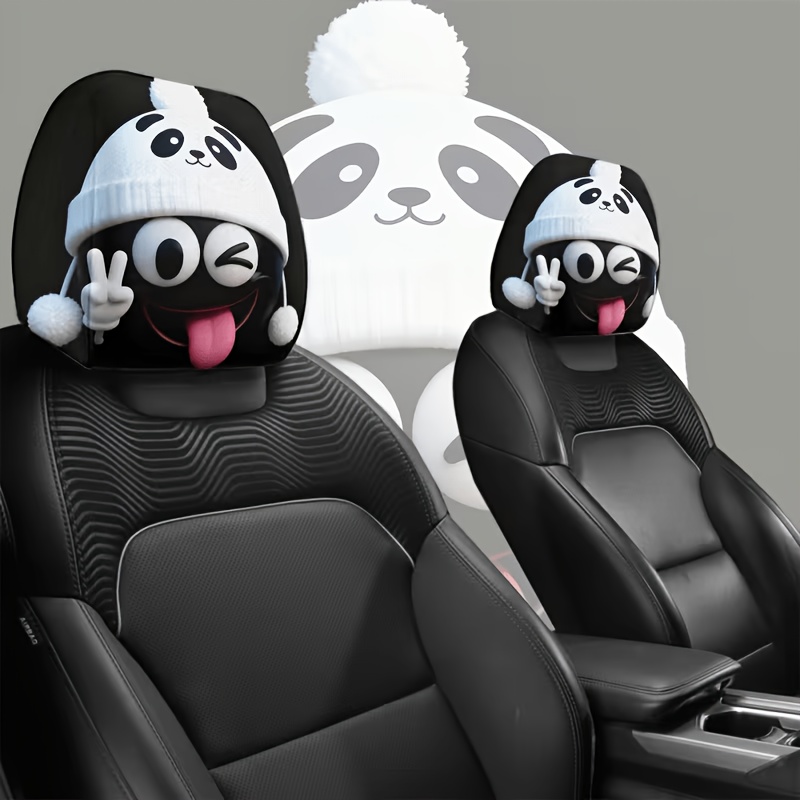 1/2 Pcs Car Headrest Covers, C - Interior Design Emoji recension och pris