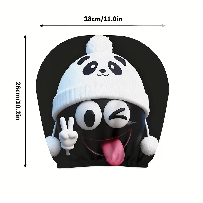 1/2 Pcs Car Headrest Covers, C - Interior Design Emoji recension och pris