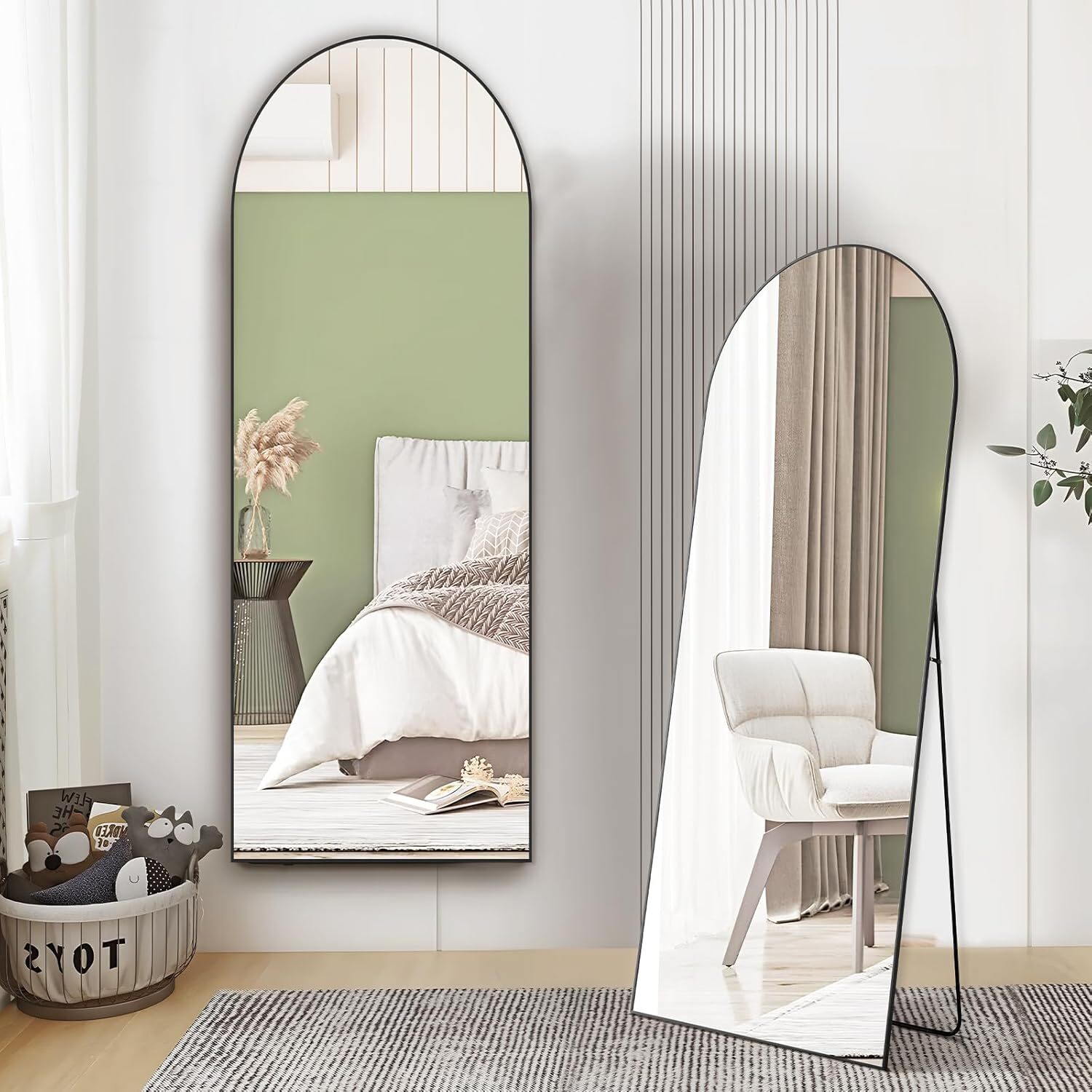 Standing Arched Mirror Full Le - Arch Mirror Leaning recension och pris